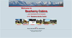 Desktop Screenshot of bearberrycabins.com